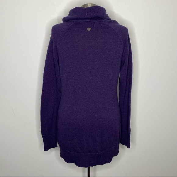 Athleta 'All I Want' Purple Cowl Sweater Tunic - Picture 3 of 11